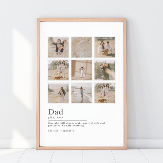 Father Day Photo Frame - Dad Can Fix Anything
