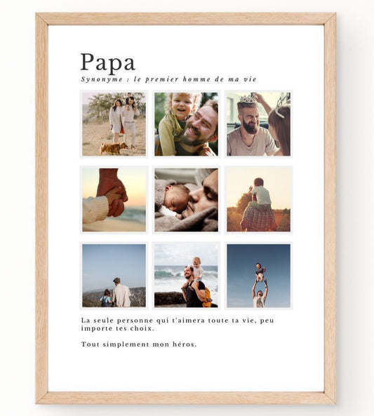 Father Day Photo Frame - New Surprise Frame