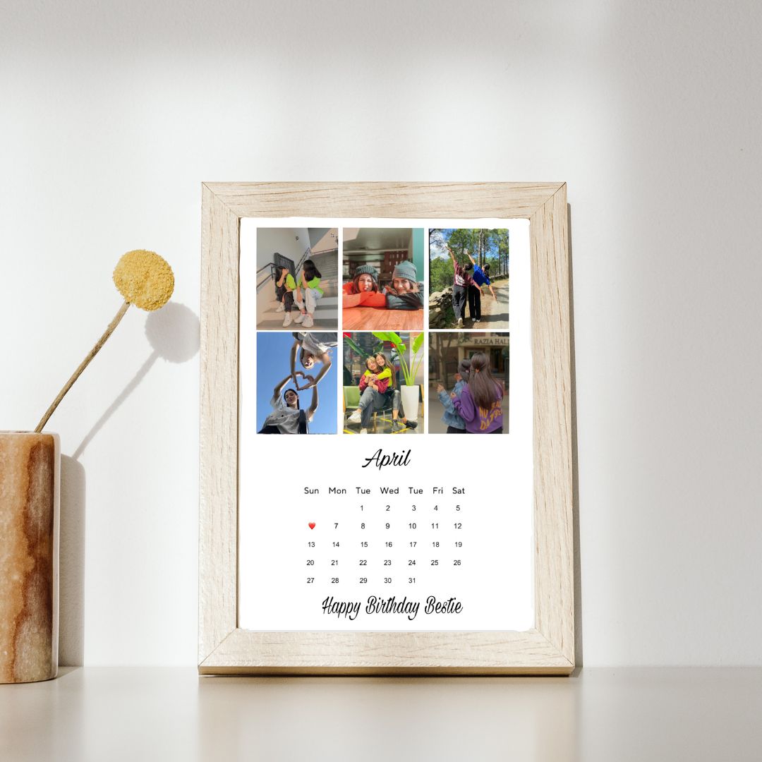 Friendship Day Photo Frame - Happy Birthday Bestie