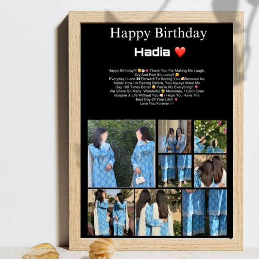 Friendship Day Photo Frame - Happy Birthday Dear
